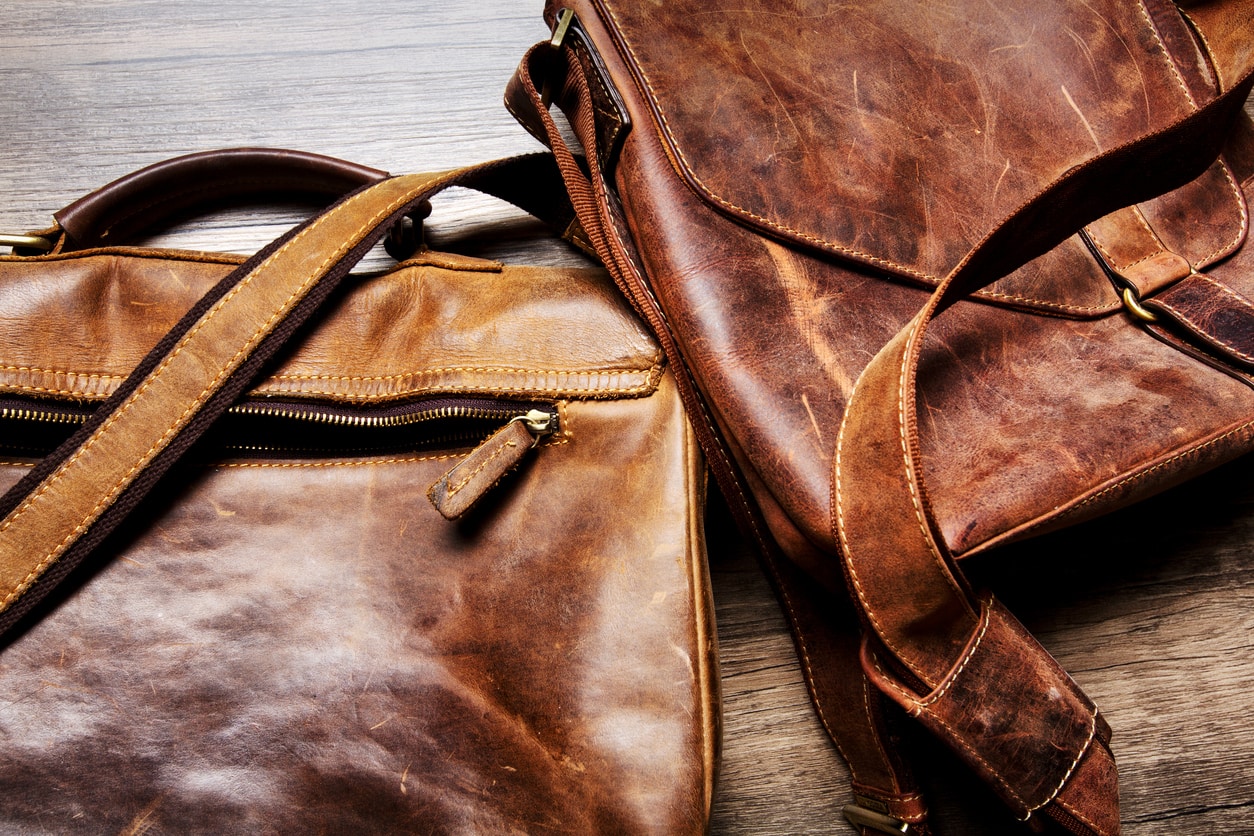 vintage 70s tooled leather satchel – 86 Vintage
