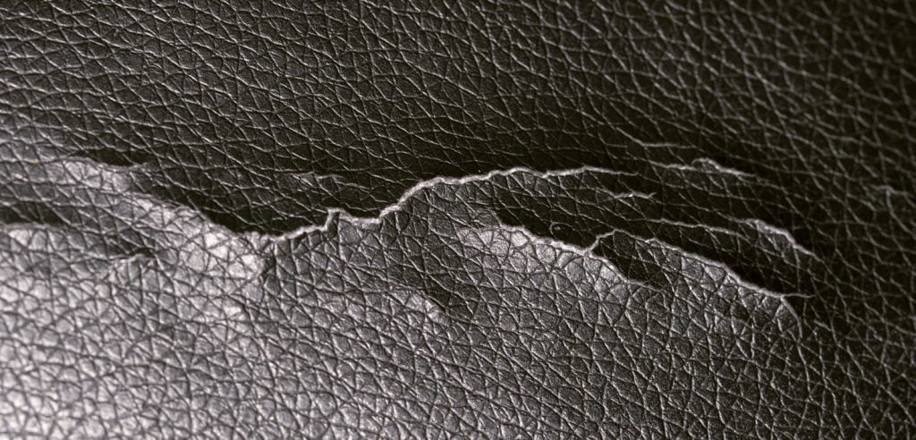 Repairing peeling faux leather